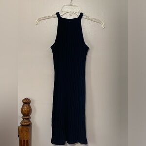 Black Form Fitting Tank Dress (S)